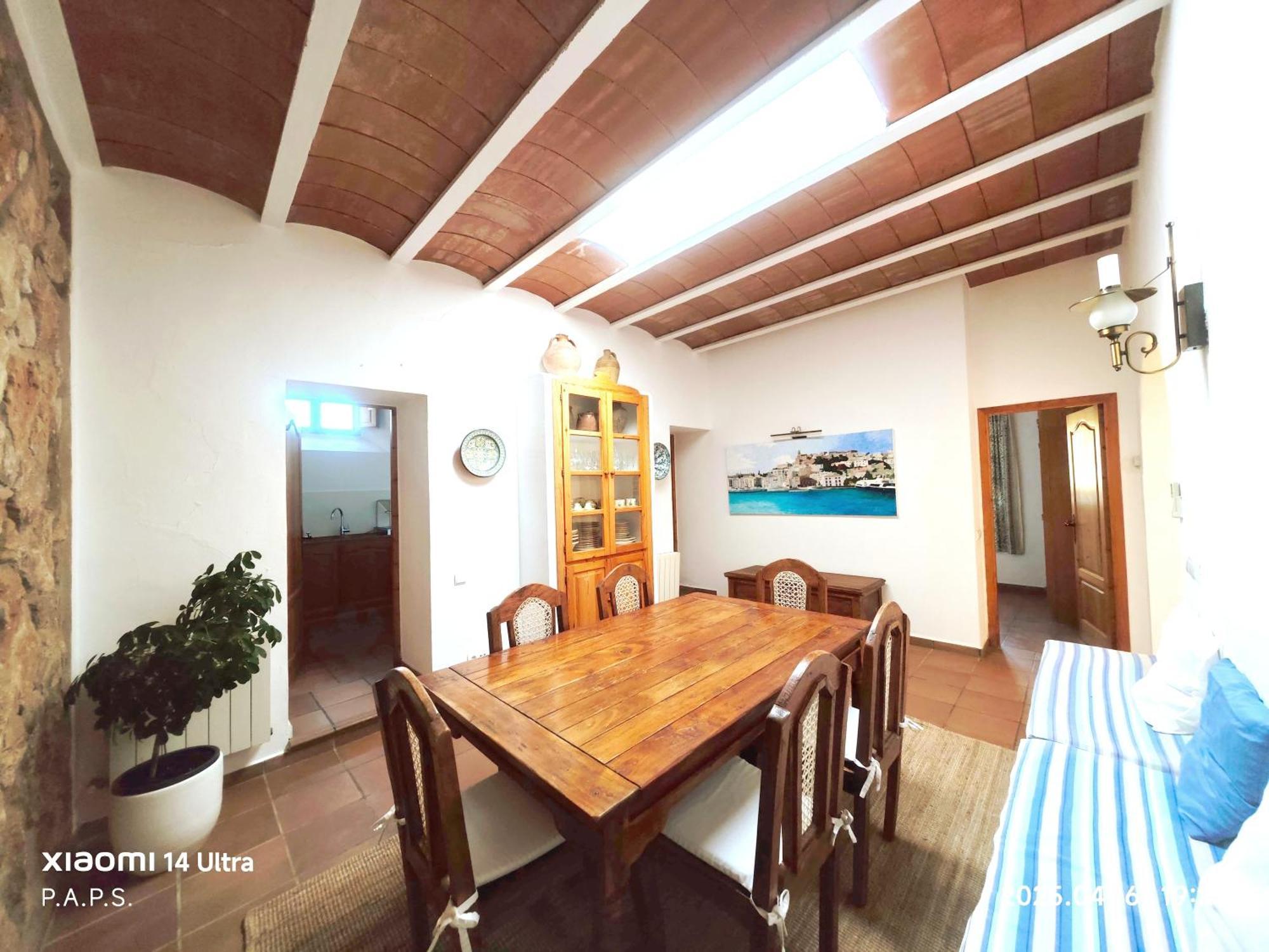 Casa Can Lluc Con Piscina, Jardin Y Vista Al Campo 산트 미켈 데 발란사트 외부 사진
